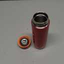 Small Thermo Bottle Slim Mini Vacuum Insulated Water Bottle 285ml/9.6oz Water Flask Stainless Steel Thermal Water Bottles Thermo for Hot and Cold Drinks Perfect for Purse or Kids Lunch Bag(Red)