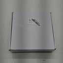 Patio Sliding Door Handle Set with Mortise Lock, Suitable for Sliding Glass Patio Door Thickness from 1.5in to 2in, 4-15/16" Screw Holes, Need to Drill, Reversible Design, Keyed (White)