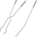 Solo Stove Fire Pit Tools – 2-Piece Set Includes 36.5" Fire Pit Poker and 32" Wood Tongs – Stainless Steel Grabber Tools for Outdoor Campfires, Bonfires, and Fire Pit Accessories