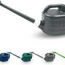 2 x 1 Gallon Watering Can, Garden Watering Can Outdoor, Plant Water Can with Removable Long Spout and Stainless Steel Sprinkler Head, Plastic Indoor Watering Cans for Gardening Flower Plants