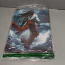 Black Jesus Walks On Water Canvas Wall Art African American God Miracle on Water Painting Wall Decor Black Man Christian Bible Stories Poster Print Artwork for Living Room Church Home Decoration (16"L x 12"W)