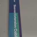 16AWG PSU Cable Extension, Soft Braided Cable Extension PC, 1x24Pin ATX / 1x8Pin(4+4) EPS / 2x8Pin(6+2) PCI-e PSU Extension Cable Kit, 30cm with Combs, Black