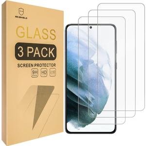 Mr.Shield [3-Pack] Designed For Samsung (Galaxy S21 Plus 5G) / Galaxy S21+ 5G [6.7 inch] [Tempered Glass] [Japan Glass with 9H Hardness] Screen Protector with Lifetime Replacement