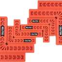 Relitec R 90 Degree Corner Clamp Clamping Squares Woodworking Tools Positioning Squares Right Angle Clamp Wood Clamps for Gluing Cabinets Picture Frames or Drawers Set of 83" 4"