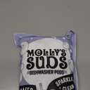 Molly's Suds Dishwasher Pods | Clean Dishwasher Detergent, Cuts Grease & Rinses Clean (Residue-Free) for Sparkling Dishes | 120 Auto-Release Tabs (Unscented)