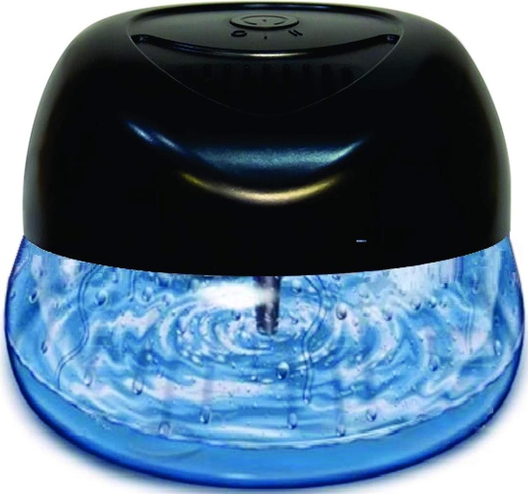 Bluonics Fresh Aire Water Air Washer, Air Revitalizer & Freshener with Night Light 7 LED Changing Colors & White Noise