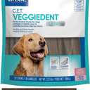 Virbac CET Veggiedent FR3SH Tartar Control Chews for Dogs Large (30 count), Brown, 2.22 Pound (Pack of 1)