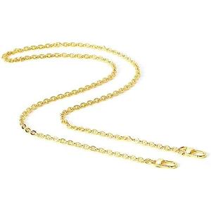 jiesinlov Purse Chain Strap CrossBody Handbag Gold Chains Shoulder Bag Strap Replacement,with Metal Buckles (B 43.3in)