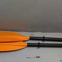 Kayak Paddles Aluminum Shaft Paddle with Nylon Blades, Floating Adjustable Kayaking Oars, 3 Piece, 220-240cm/86-94 Inches,Black/Rose/Teal