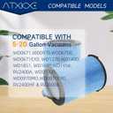 ATXKXE VF5000 Replacement Filter for ridgd 5-20 Gallon Wet Dry Vacuums WD1450 WD0970 WD1270 WD09700 WD06700 WD1680 WD1851 RV2400A, 2 Pack