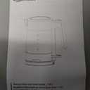 Amazon Basics Electric Kettle with Glass Carafe for Tea and Coffee, Fast Boiling, Auto Shut-Off, Boil-Dry Protection, Temperature Control, Removable Filter, 1 Liter, 1500W, BPA-Free