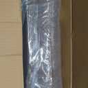 downluxe Indoor Chair Cushions for Dining Chairs, Tufted Overstuffed Textured Foam Kitchen Chair Pads with Ties and Non-Slip Backing, 15.5" x 15.5" x 4", Brown, 4 Pack