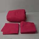 Whale Flotilla Queen Quilt Set, Soft Lightweight Quilts Bedspreads Coverlet with Embossed Pattern, Bedding Sets with 2 Pillow Shams, Reversible Bed Cover for All Seasons, 96x90 Inches, Hot Pink