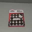 X-PROTECTOR Felt Furniture Pads - 32 PCS 1 1/2" Floor Protectors for Chair and Furniture Feet - Protect Your Hardwood Floors! (Brown, Round)
