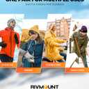 rivmount Snow Winter Gloves with Waterproof/Touchscreen/Thermal Warm, Glove for Cold Weather Running, Cycling, Ski, Women Men (Small, Black)