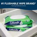 Cottonelle GentlePlus Flushable Wet Wipes with Aloe & Vitamin E, 8 Flip-Top Packs, 42 Wipes Per Pack (336 Total Wipes)