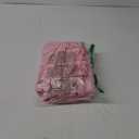 Ruffled Pink Modern Polyester Fabric Shower Curtain, Solid Waterproof Decoratived Farmhouse Shower Curtains for Bathroom, 72" W x Extra High 78" L