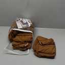 ManMengJi Brown Folding Chair Covers, Spandex Folding Chair Covers 12 PCS, Banquet Chair Slipcovers for Party, Wedding, Holidays, Celebration