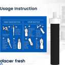 GLACIER FRESH Water Bottle Filters, Replacement for Brita BB06, Brita Hard Sided and Sport Water Bottle Filter, 6 Count