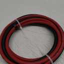 4 Gauge Battery Cable, 10FT Red + 10FT Black 4 AWG Pure Copper Wire Welding Cable, for Automotive, Battery, Solar and Generator, Standard USA OFC Wire (4AWG, 10 FT Black +10FT Red)