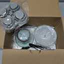 HEYVALUE Baby Food Maker, 13-in-1 Baby Food Puree Blender, Fruit, Vegatable, Meat, with Food Containers, Baby Food Processor Freezer Tray, Silicone Spoons, Silicone Spatula(Light Green)