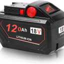 12.0Ah 18V Replacement for Milwaukee M-18 Battery High Capacity