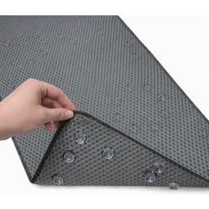 Bathtub Mat Non Slip, Bath Mat for Tub Non Slip, Tub Mat Extra Large 36 x 17 in, Bathtub Mat with Suction Cups & Drain Holes, Soft Foam, Machine Washable, Dark Grey