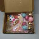 29 PCS Unicorn Cake Topper, Unicorn Rainbow Cake Decorations with Rainbow Stars Unicorn Balls Happy Birthday Cake Decorations for Boys Girls Kids Birthday Party Baby Shower Supplies (Star)