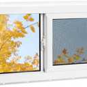 Vinyl Basement Window, Bathroom Sliding Window 36" x 24" White
