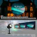 Aurelema Bible Verse Projector Galaxy Projector Lights 2026 Upgrade 3D Dynamic Outdoor Indoor Decoration 4 Colors Light with Remote 12 HD Effect, Christian Gift House Window Garden Decor
