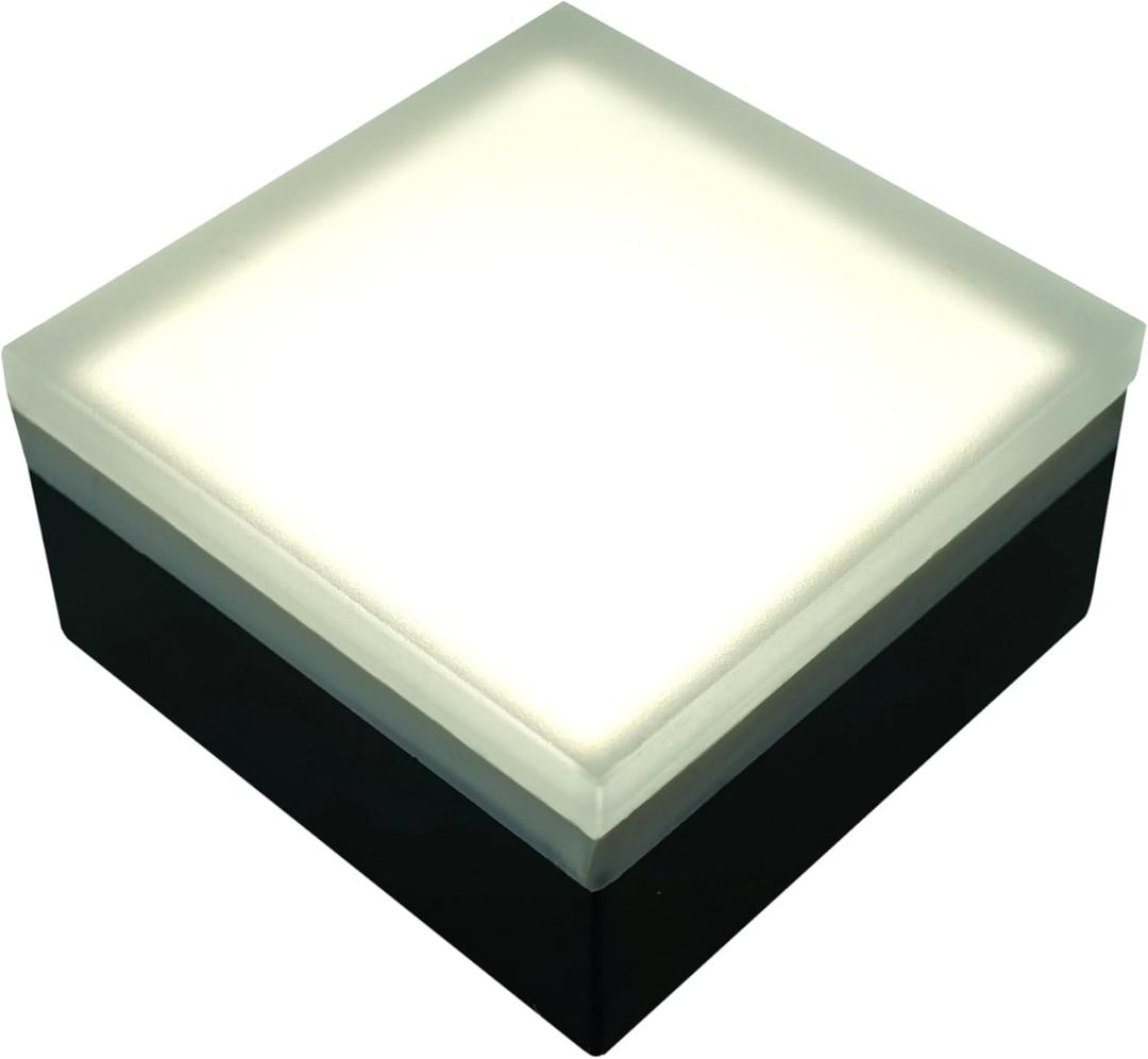 LUMENGY Paver Light 44 Inch (3.93 inch X 3.93 inch), Glare-Free 5000K Brick Lighting for Paver Driveways, Pathways, Patios & Garden, 12V Waterproof & Drive-Over Rated