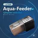 LONDAFISH Aquarium Fish Feeder, 0.175L Capacity, Plastic, Timer, Suitable for Pelleted, Particle, Flake Feeds