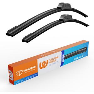 Silicone Wiper Blades 26 18 Replacement for Toyota Camry 2017 2016 2015 2014 2013 2012/Honda Civic 2020-2016/Jeep Cherokee 2020-2014 +More OEM Quality Windshield Wiper Blades(Set of 2)