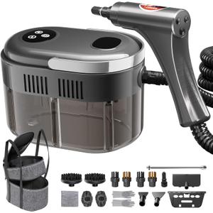 Steam Cleaner,15s Heat-Up,1.5L Tank,6-Level Adjustable Handle,Steamer for Cleaning,Portable Steamer for Cleaning with 20PCS Accessories,Steam Cleaner for Home,Car
