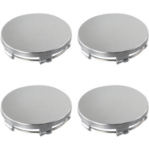 Car Wheel Center Caps Outer 60mm 2.36 inches Inner 56mm 2.2 inches Wheel Center Cover Caps Decor Kit Snap-in Fit for Cars for Rims Center Hub Caps 4Pack Silver