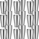 Dandat Cocktail Shaker, Professional Boston Cocktail Shaker Set, Stainless Steel Martini Drink Shakers Bartending, 18 Oz & 28 Oz Bar Shake Mixer Tin Tools for Bartender Cocktails(Silver,16 Pcs)