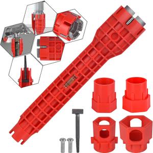 14-in-1 Multi-functional Wrench for Toilet, Sink, Bathroom, Kitchen Plumbing Installation and Repairs