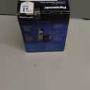 Panasonic Cordless Phone with Answering Machine, Advanced Call Block, Bilingual Caller ID and High-Contrast Display, Expandable System with 1 Handset Cordless Telephone - KX-TGD830M (Metallic Black)