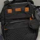 Baby Diaper Bags with Changing Station, Waterproof Diaper Bag Backpack for Moms Dads with USB Charging Port, Baby Shower Gifts, Large Capacity diaper backpack, Black