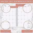 2026 Planner - Planner 2026 from January 2026 - December 2026, Monthly and Weekly Calender with 12 Tabs, 8.5" x 11", Pink