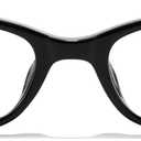 SODQW Office-Siren Blue Light Glasses for Women, Rectangle Frame, Y2K Small Eyewear, Anti Eyestrain Computer Glasses