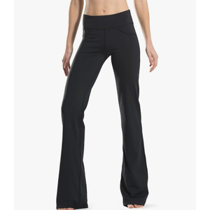 Safort Inseam Regular Tall Bootcut Yoga Pants Flared Leg Dress Pants with Pockets for Casual, M