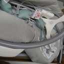 Graco Simple Sway Baby Swing, SidetoSide Motion, Infant Swing with 6 Speeds, Vibration, Ivy