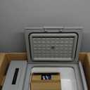 Setpower FC15 Portable 12v Refrigerator, -4-68 Fast Cooling Car Refrigerator, 15L/15.8Qt Car Fridge Portable Freezer with 12/24V DC & 110/240V AC, Electric Cooler (Black&Grey, 15L With AC Adapter) (16QT)