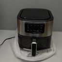 Cuisinart Air Fryer, 6-Quart Basket Large Fryer with 5 Cooking Functions to Roast, Bake, Broil, Air Fry and Keep Warm, 5 Airfryer Presets, Dishwasher-Safe Parts, AIR-200NAS, Stainless Steel & Black