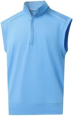 M MAELREG Golf Vests For Men Dry Fit Lightweight Moisture Wicking Performance Sports Breathable Golf 1/4 Zip Pullover Men, XL