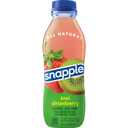 Snapple Kiwi Strawberry Juice Drink, 16 Fl Oz Recycled Plastic Bottle, Pack Of 12, All Natural, No Artificial Flavors Or Sweeteners, Contains 3% Real Juice (EXP 06/06/25)