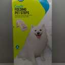 PetSafe CozyUp Folding Dog Stairs, Portable Indoor/Outdoor Pet Steps for Bed, Couch & Car, Tan, 25 Inch