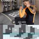 Men's Rash Guard T-Shirts UPF 50+ Baselayer Short Sleeve Skins Compression Performance Fit Tee (Gray, XXXL)