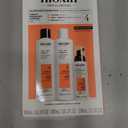 Nioxin Scalp + Hair Thickening System Kits | For Natural, Colored, & Hair with Light to Progressed Thinning | Strengthen & Boost Hair Density with Niacinamide & Biotin | 3 Month Supply